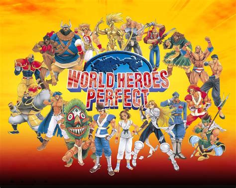 World Heroes Perfect: A Retro Fighting Extravaganza with Explosive Matches and Quirky Characters!